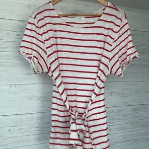 Sinch waist Cotton T-shirt